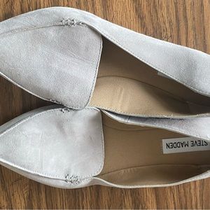 Steve Madden gray women’s feather loafer size 9 M